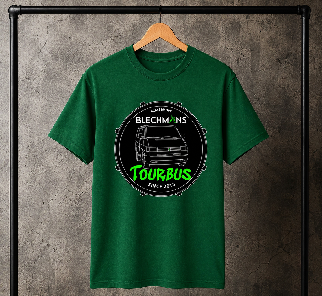BLECHMÄNS TOURBUS T-Shirt Schwarz 150g/m²