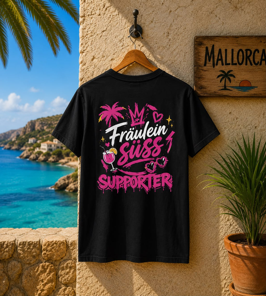 Fräulein Süss Ballern T-Shirt Schwarz 150g/m²