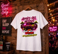 DJ BENE Party Modus Oversized T-Shirt Weiß 240g/m²