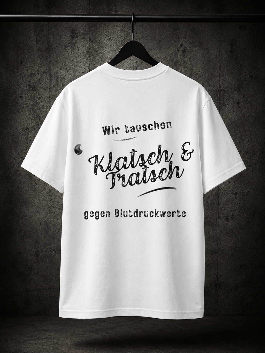 Jacky X Papparazzo Klatsch T-Shirt Weiß 150g/m²