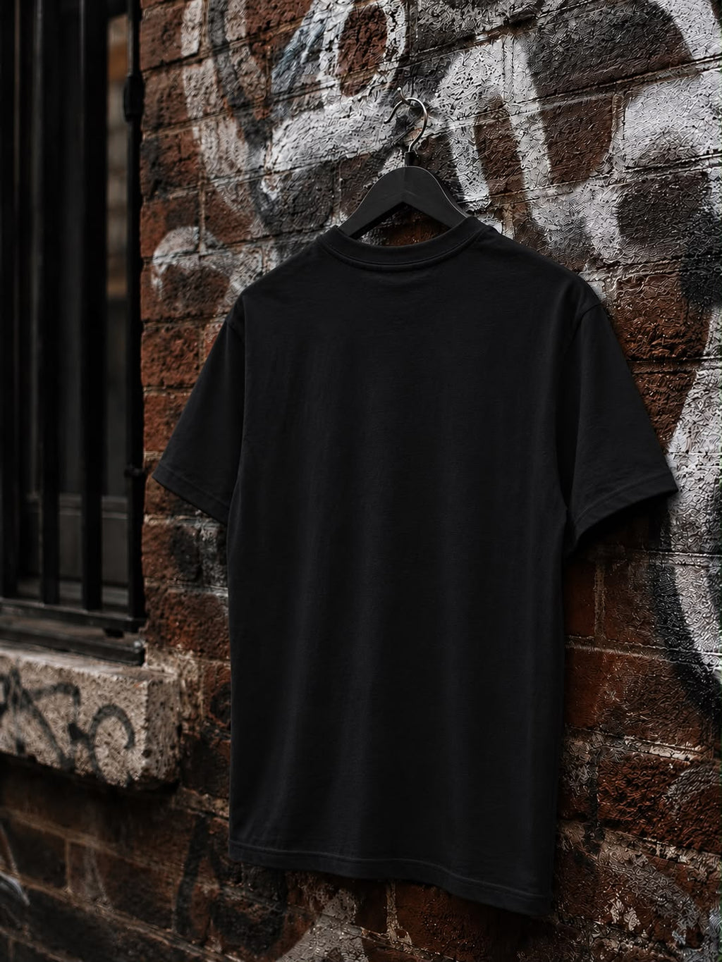 WO Camouflage Oversized T-Shirt Schwarz 240g/m²