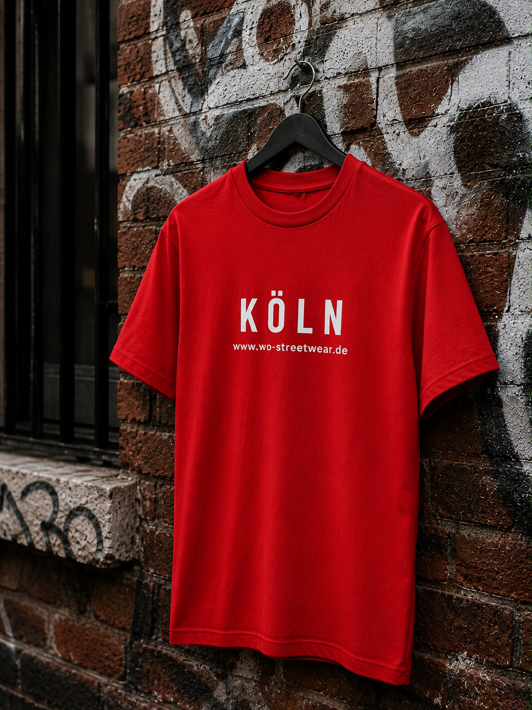 KÖLN T-Shirt — Rot 150g/m²