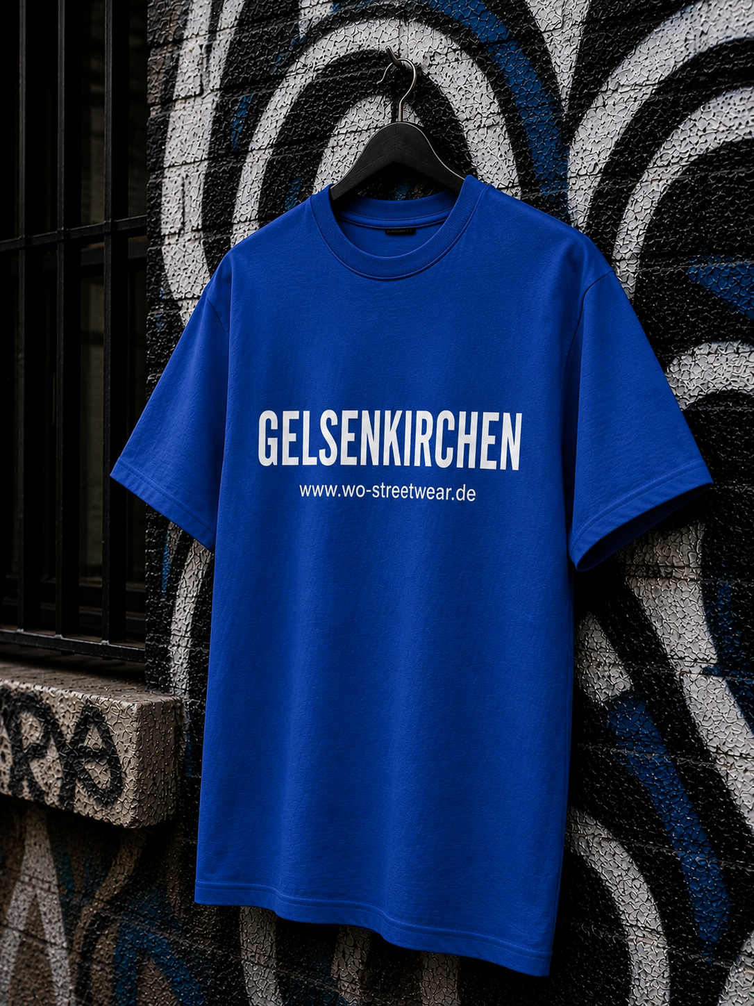 GELSENKIRCHEN T-Shirt — Blau 150g/m²