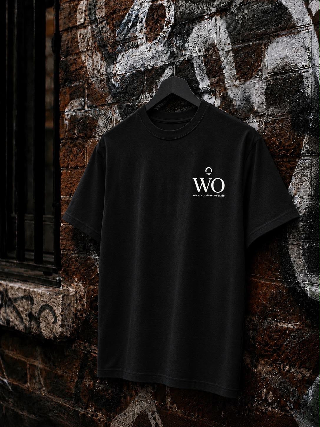 WO Bratwurst Oversized T-Shirt – Schwarz 240g/m²