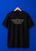 Fleischkäs T-Shirt Schwarz 180g/m²