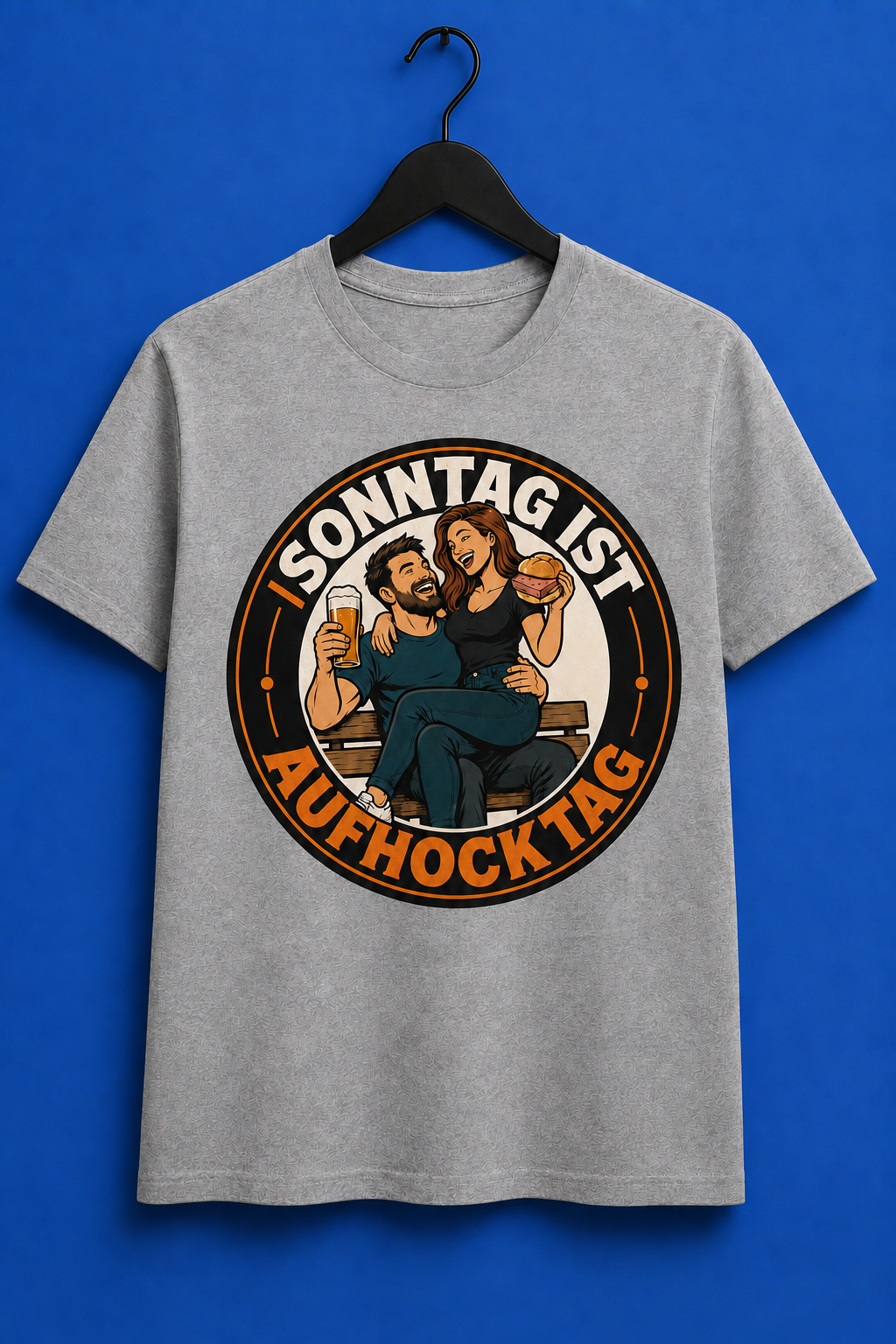 Bier&Fleischkäsfreunde T-Shirt Aufhocktag 180g/m²