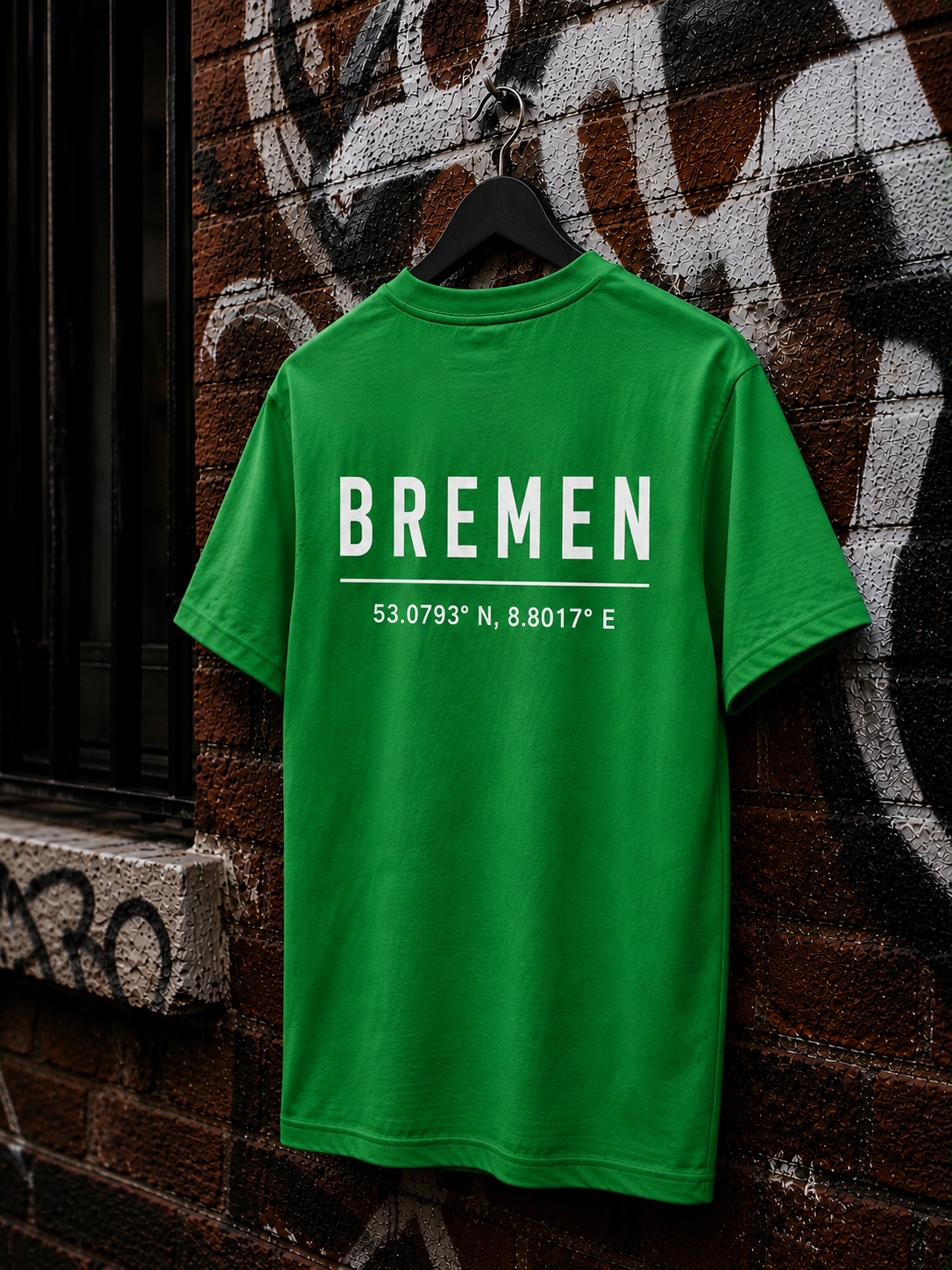 BREMEN T-Shirt — Grün 150g/m²