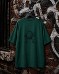 WO Maultasche Fighter Oversized T-Shirt – Grün 240g/m²