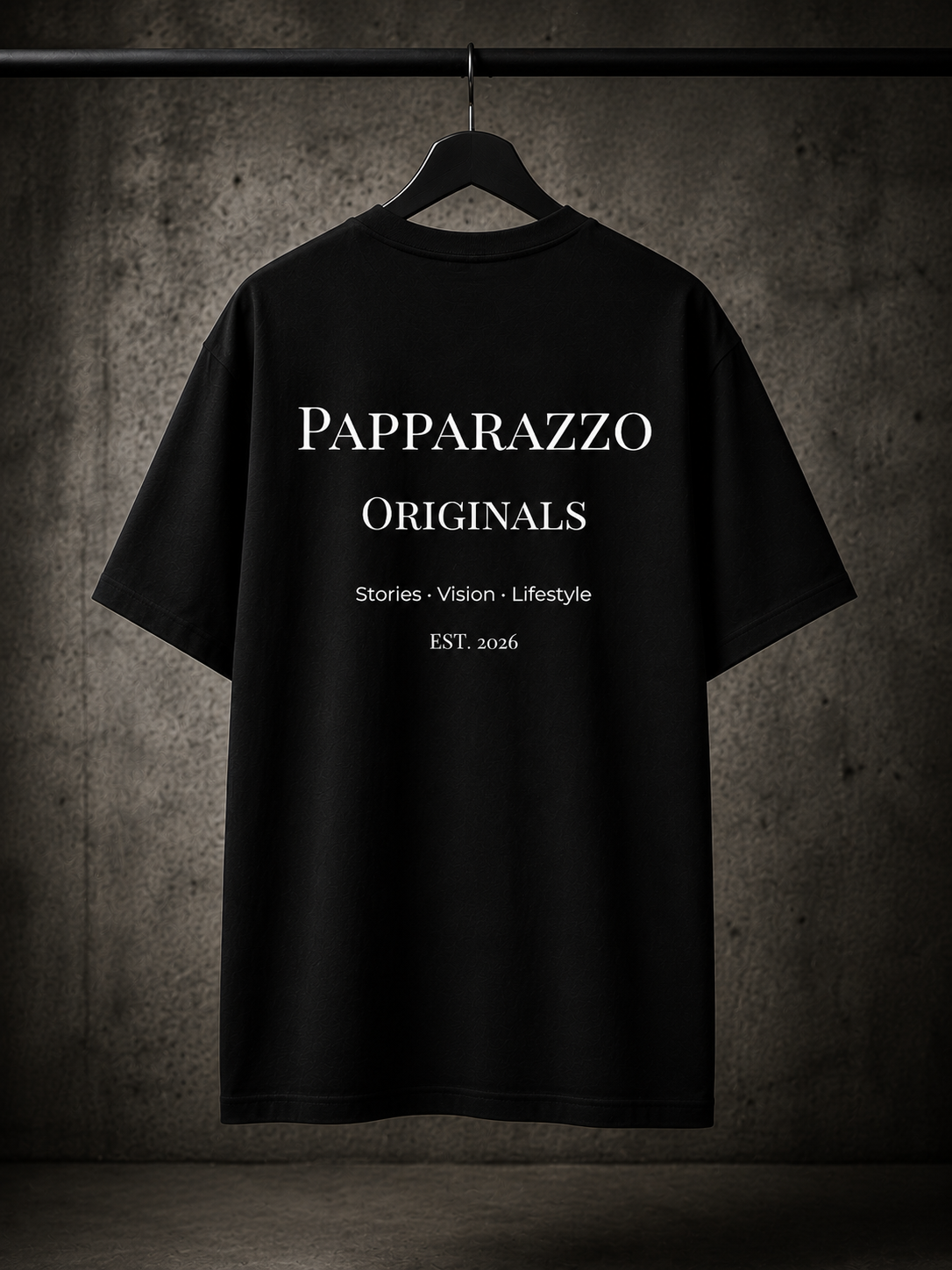 Jacky X Papparazzo Oversized T-Shirt Schwarz 240g/m²