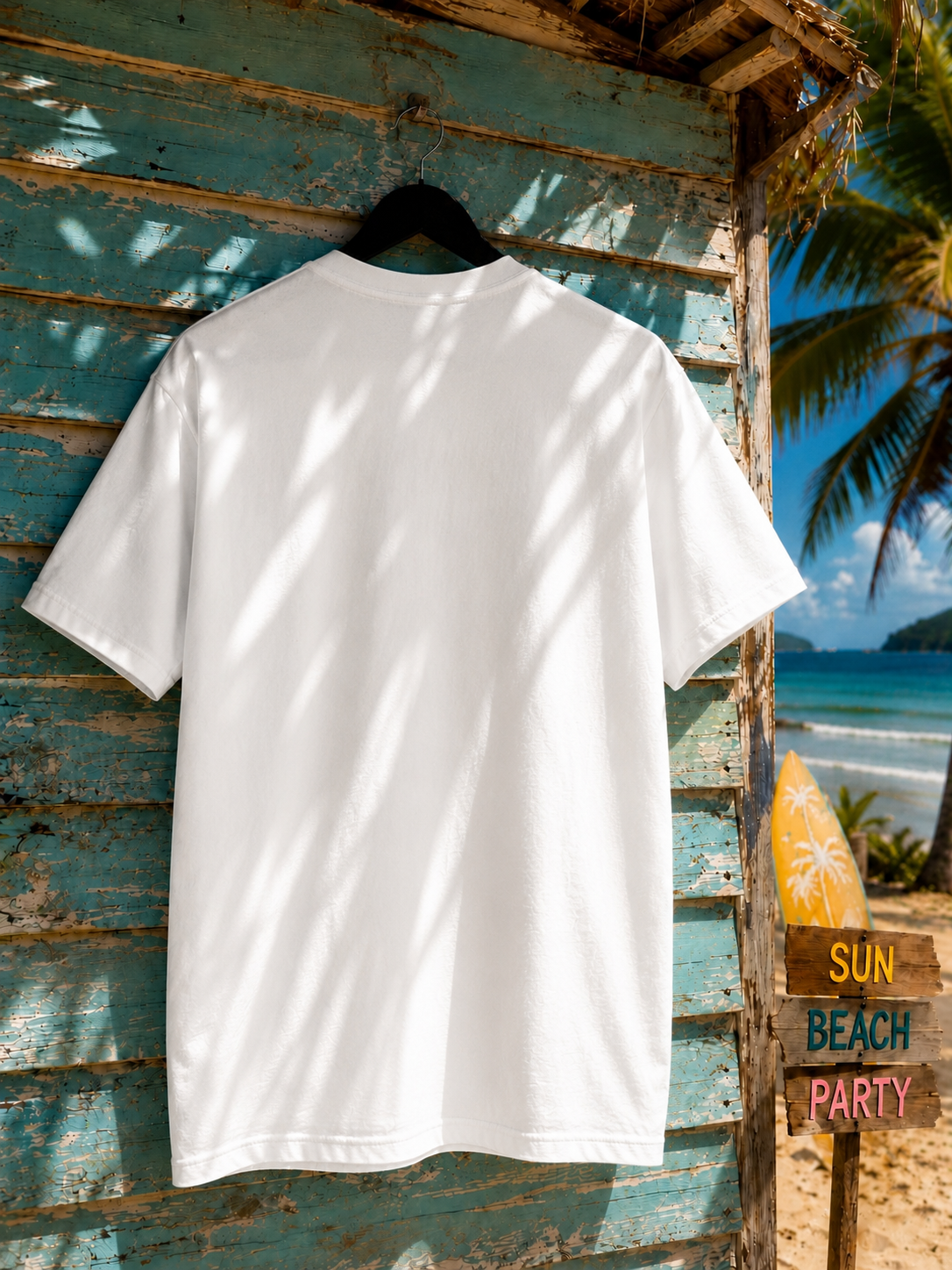 DJ BENE Malle T-Shirt Weiss 180g/m²