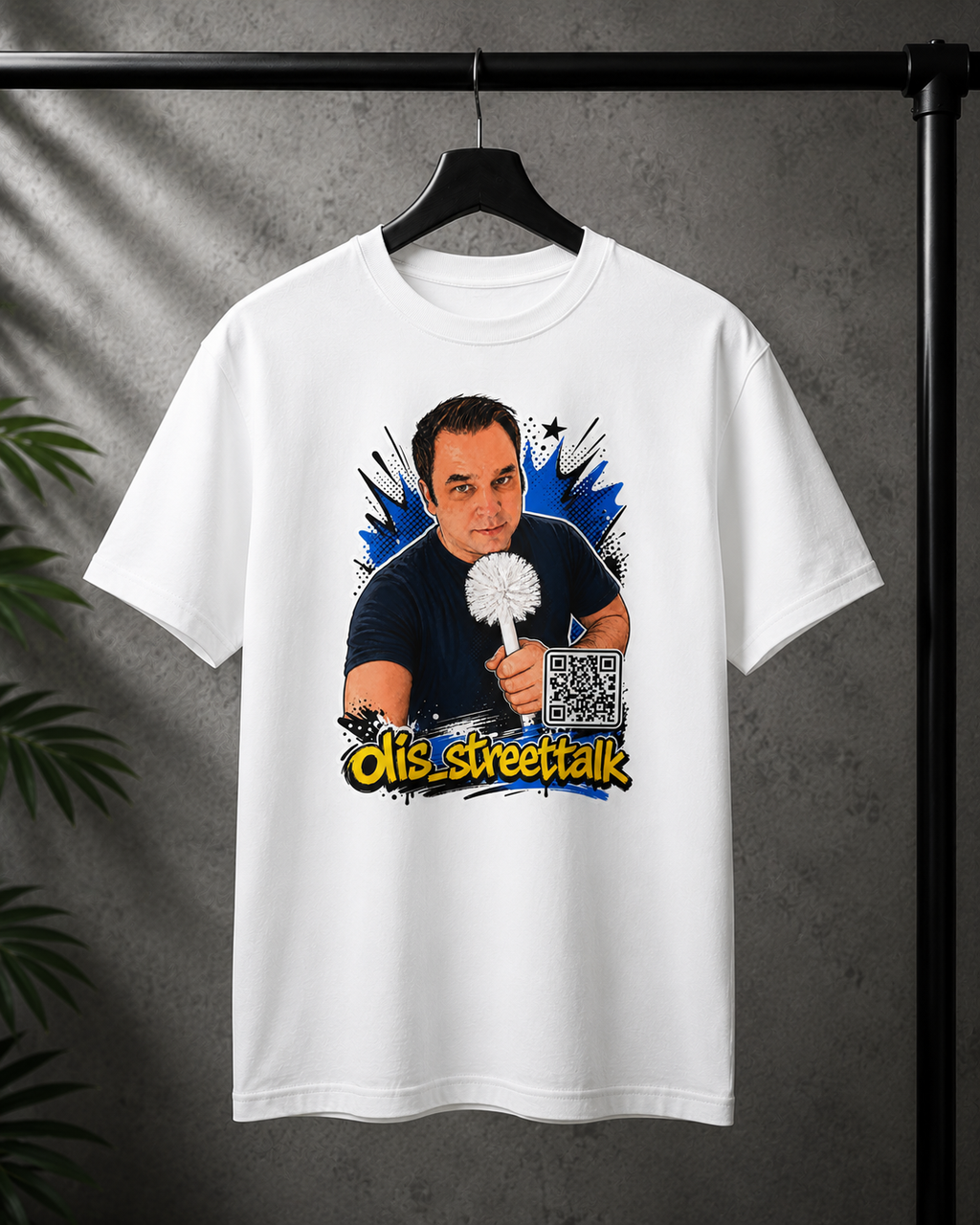 olis streettalk T-Shirt Weiß 150g/m²