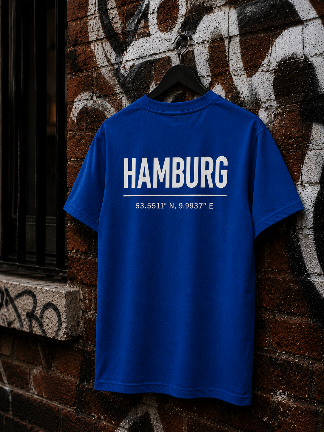 HAMBURG T-Shirt — Blau 150g/m²