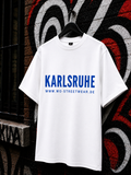 KARLSRUHE T-Shirt — Weiß 150g/m²