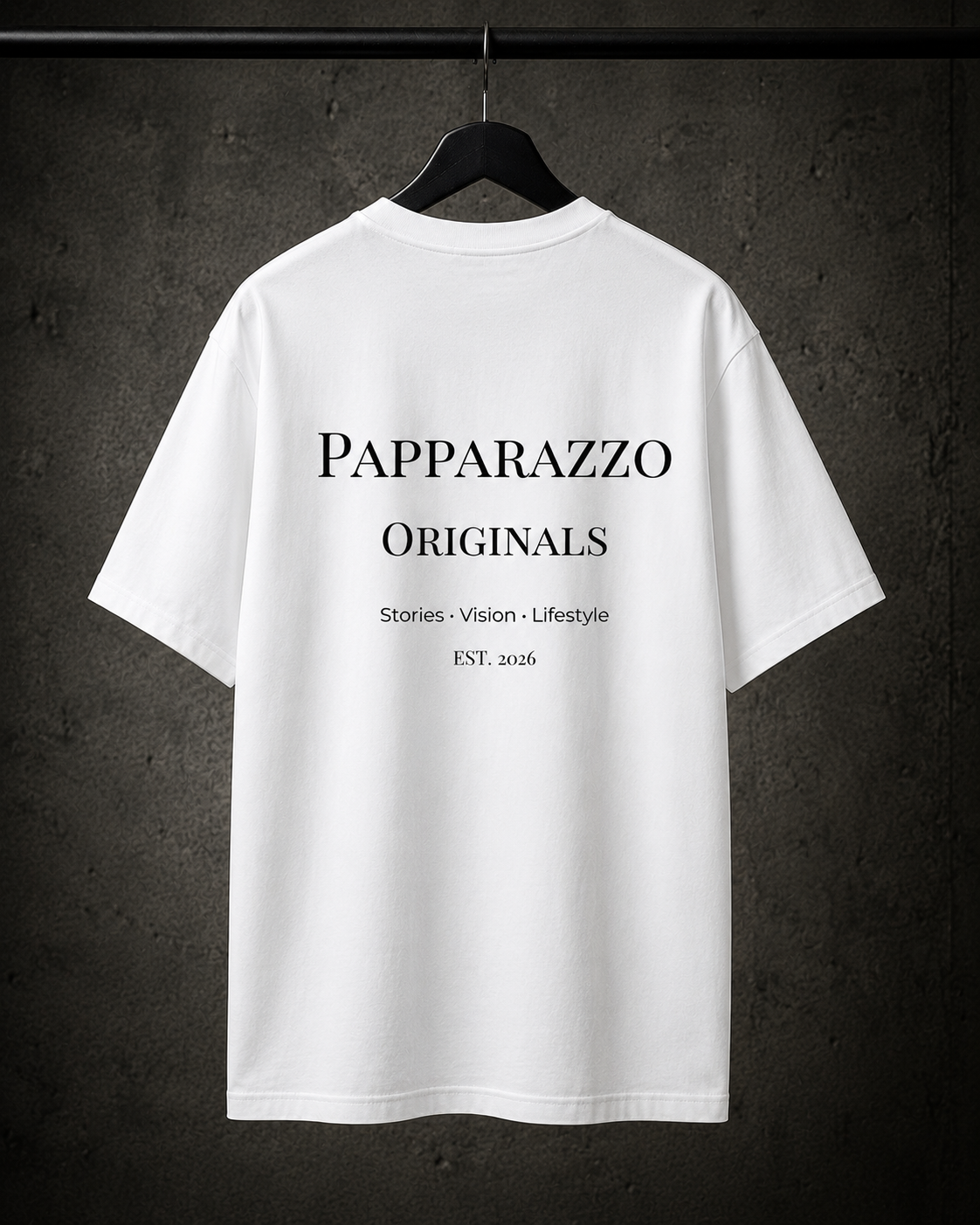 Jacky X Papparazzo Oversized T-Shirt Weiß 240g/m²