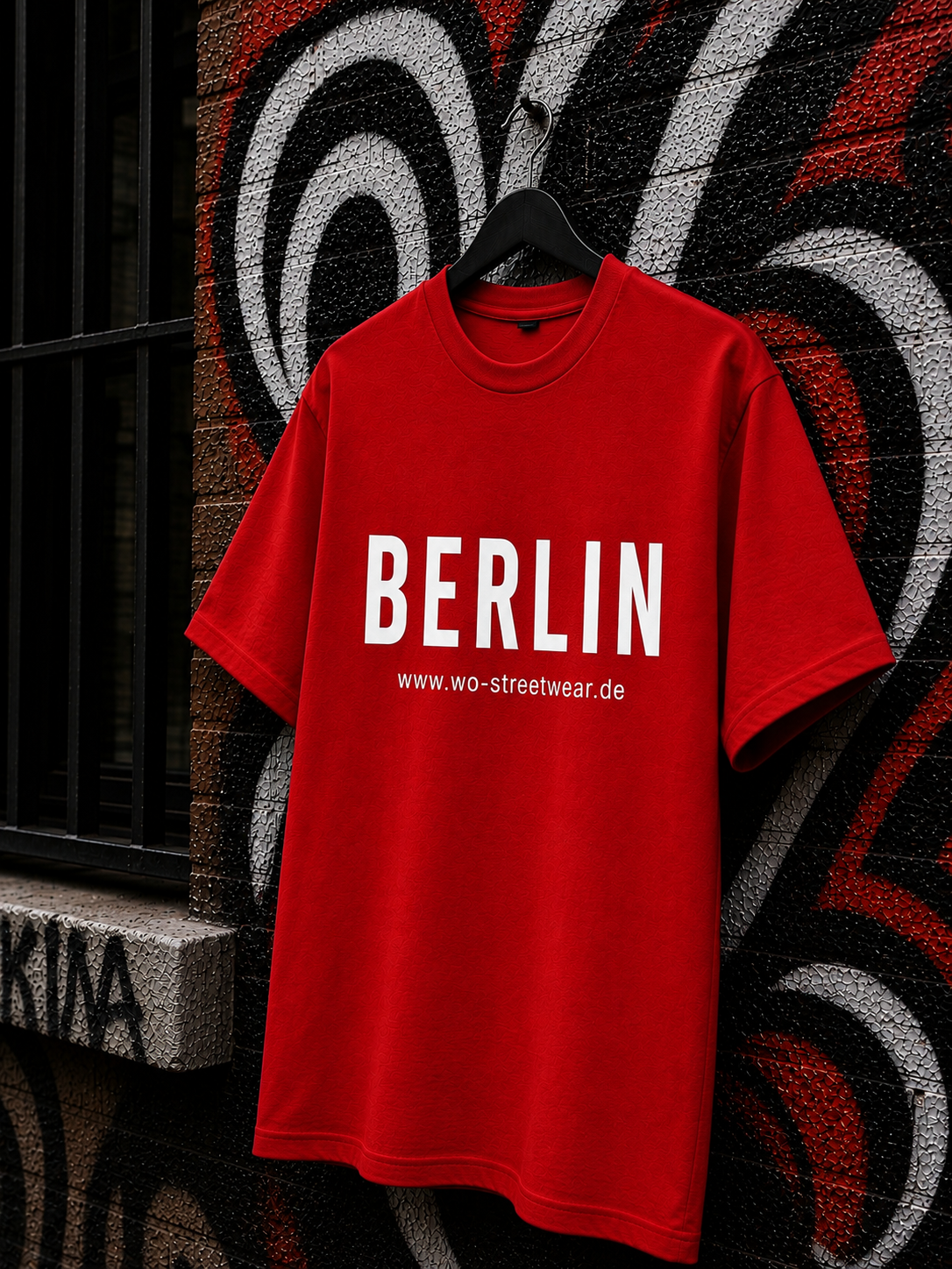 BERLIN T-Shirt — Rot 150g/m²