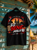 DJ BENE Malle T-Shirt Schwarz 180g/m²