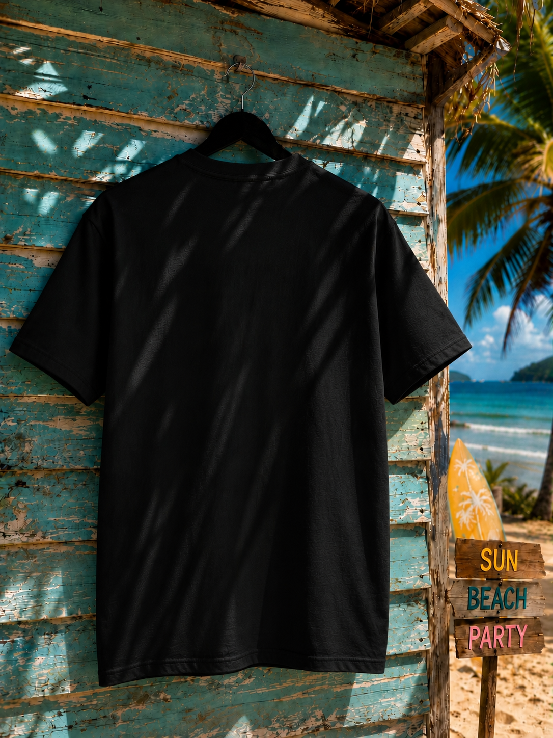 DJ BENE Malle T-Shirt Schwarz 180g/m²