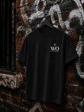 WO Oversized T-Shirt Schwarz 240g/m²