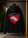 Samtgemeinde Fintel Fluffy Oversized Hoodie Schwarz 330g/m²