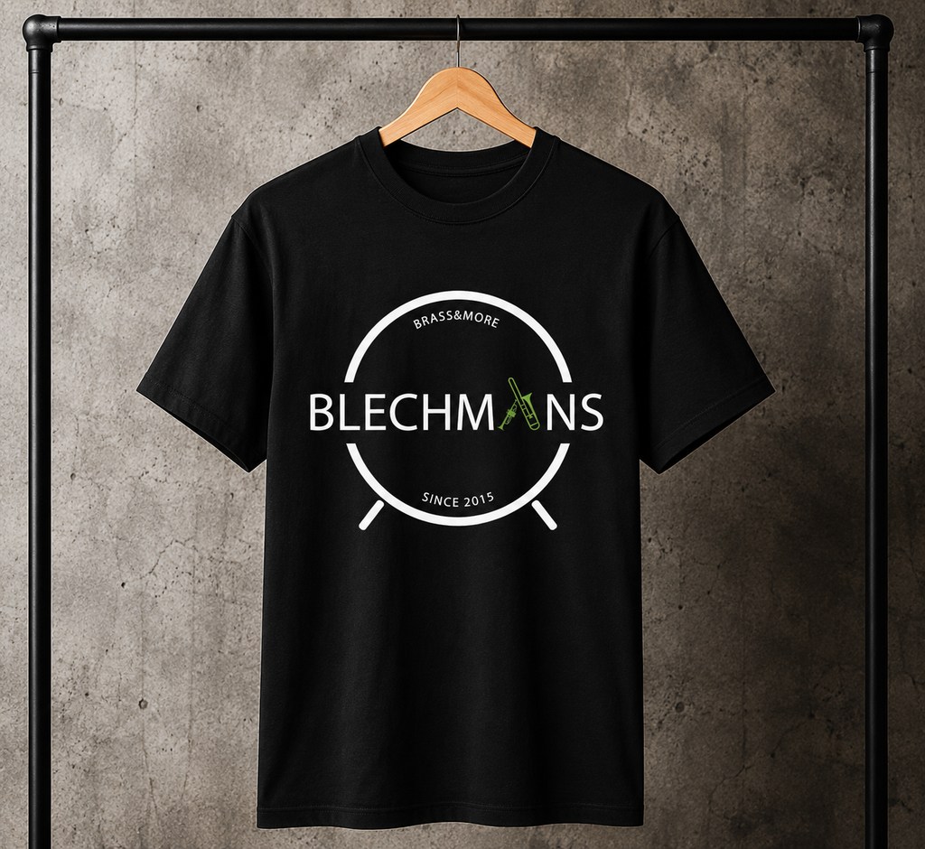 BLECHMÄNS T-Shirt Schwarz 150g/m²