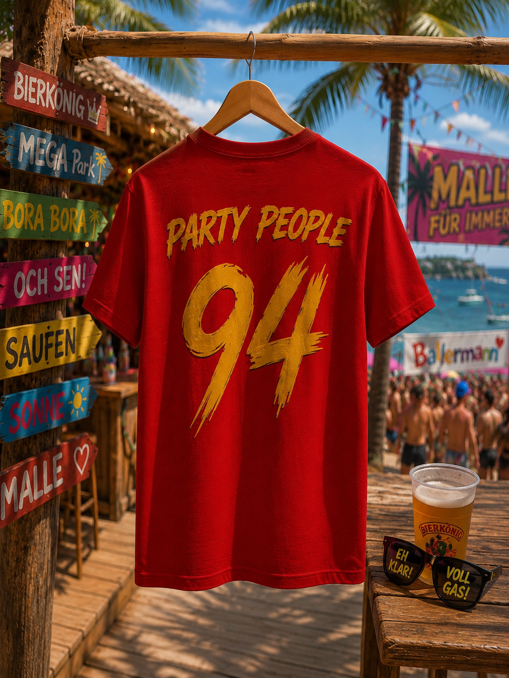 KRAUSGOLD T-Shirt Rot 150g/m²