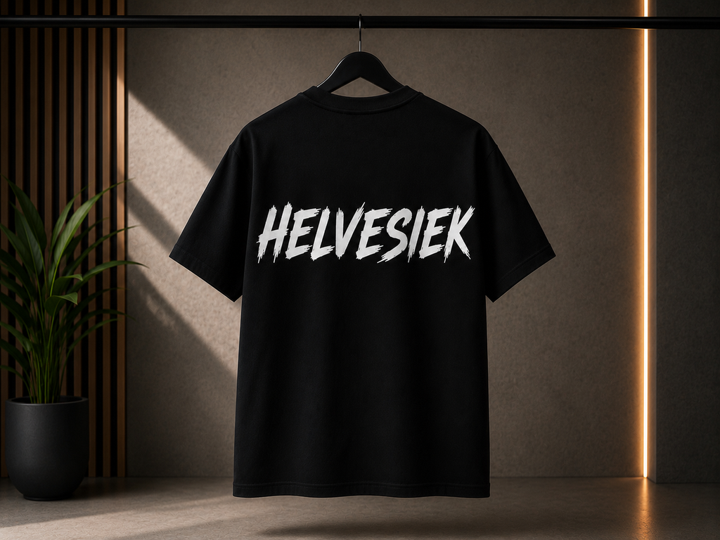 Samtgemeinde Fintel Oversize T-Shirt Schwarz 240g/m² Helvesiek