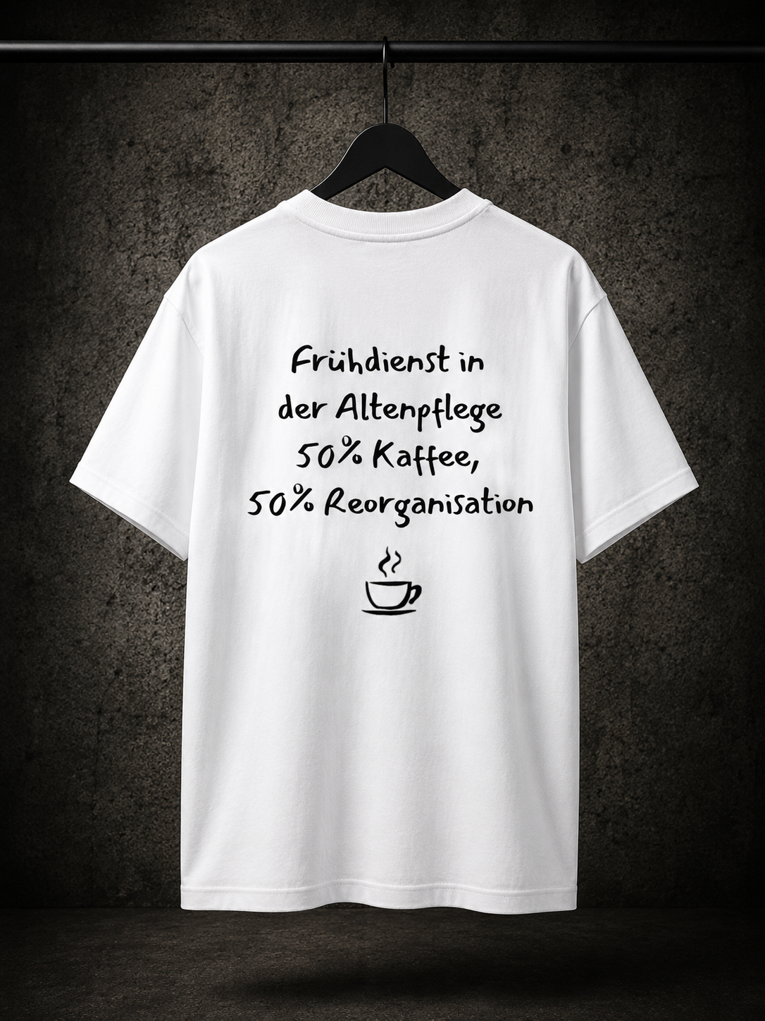 Jacky X Papparazzo Frühdienst T-Shirt Weiß 150g/m²