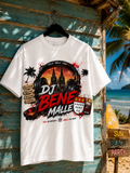 DJ BENE Malle T-Shirt Weiss 180g/m²