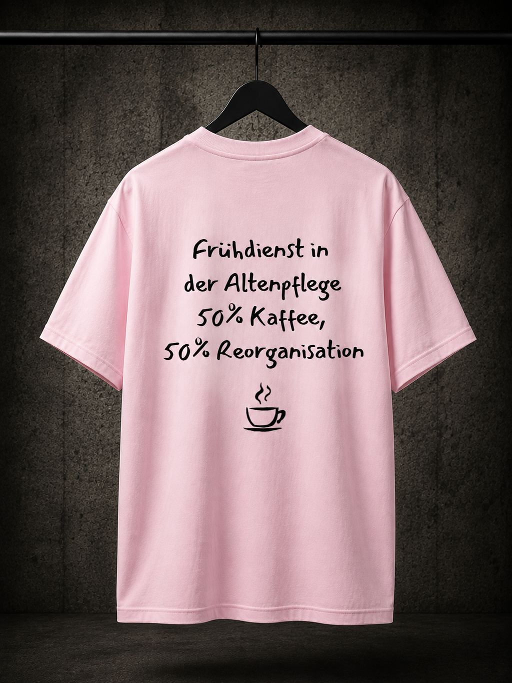 Jacky X Papparazzo Frühdienst T-Shirt Rosa 150g/m²