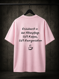 Jacky X Papparazzo Frühdienst T-Shirt Rosa 150g/m²