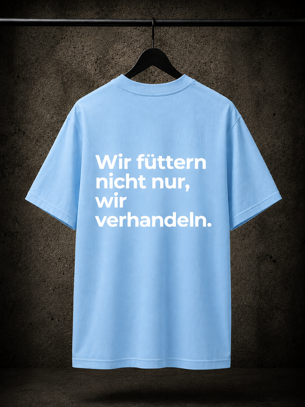Jacky X Papparazzo Füttern T-Shirt Hellblau 150g/m²