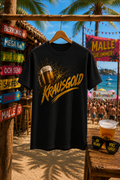 KRAUSGOLD T-Shirt Schwarz 150g/m²