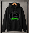 BLECHMÄNS TOURBUS Fluffy Oversized Hoodie Schwarz 330g/m²