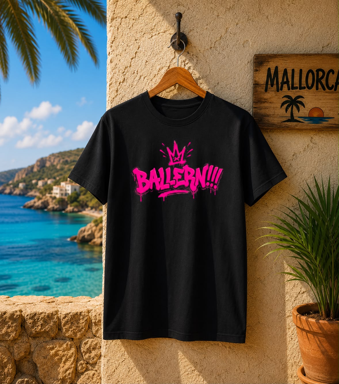 Fräulein Süss Ballern Oversized T-Shirt Schwarz 240g/m²