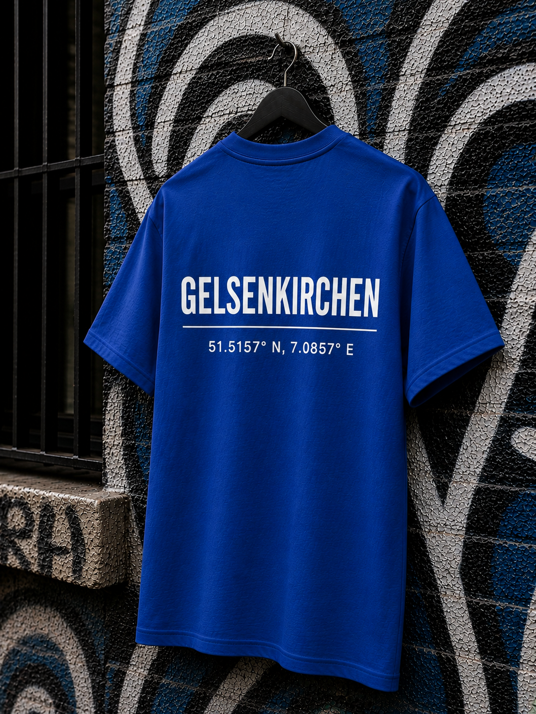 GELSENKIRCHEN T-Shirt — Blau 150g/m²