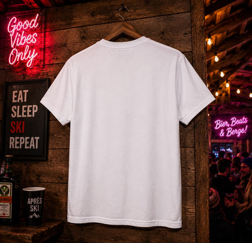 DJ BENE Party Modus Oversized T-Shirt Weiß 240g/m²