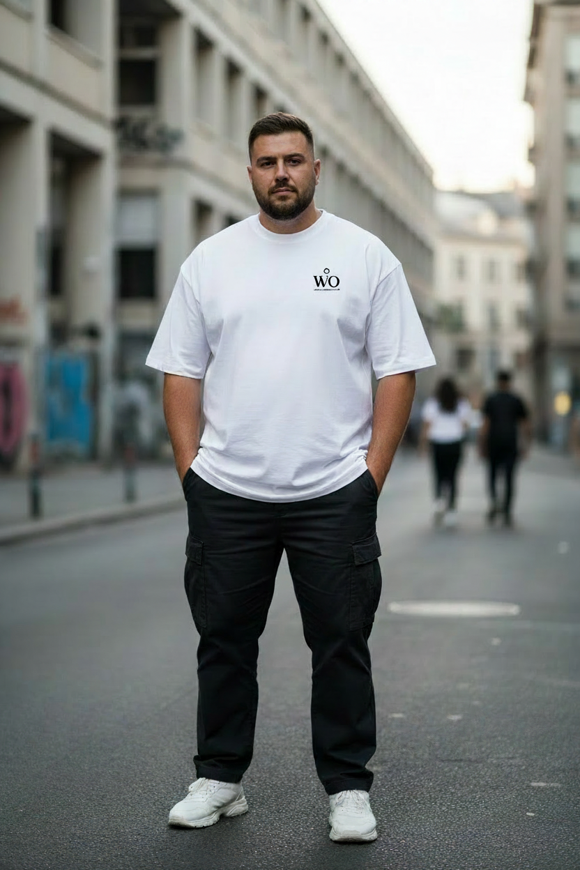 Front White Tee Logo