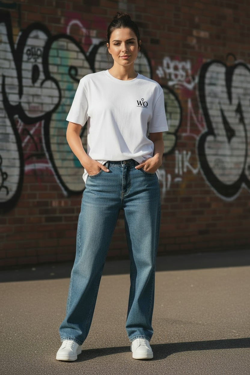 Weißes T-Shirt Vorderseite